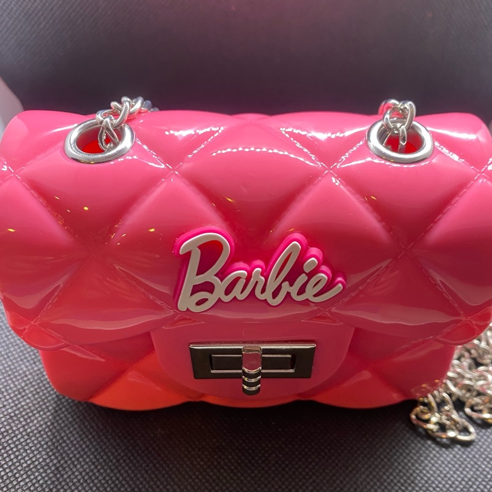 Barbie Miniso Barbiecore Y2K Quilted Patent Purse